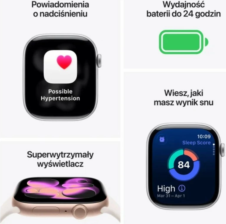 Smartwatch Apple Watch Series 11 GPS + Cellular, 46 mm, 64 GB, rrip sport i zi S/M