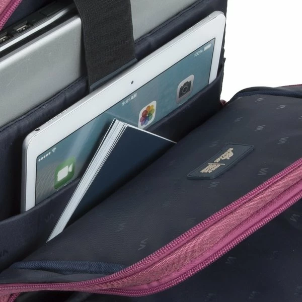 Çantë shpine për laptop RIVACASE 7760 deri 15.6\", poliester, e kuqe