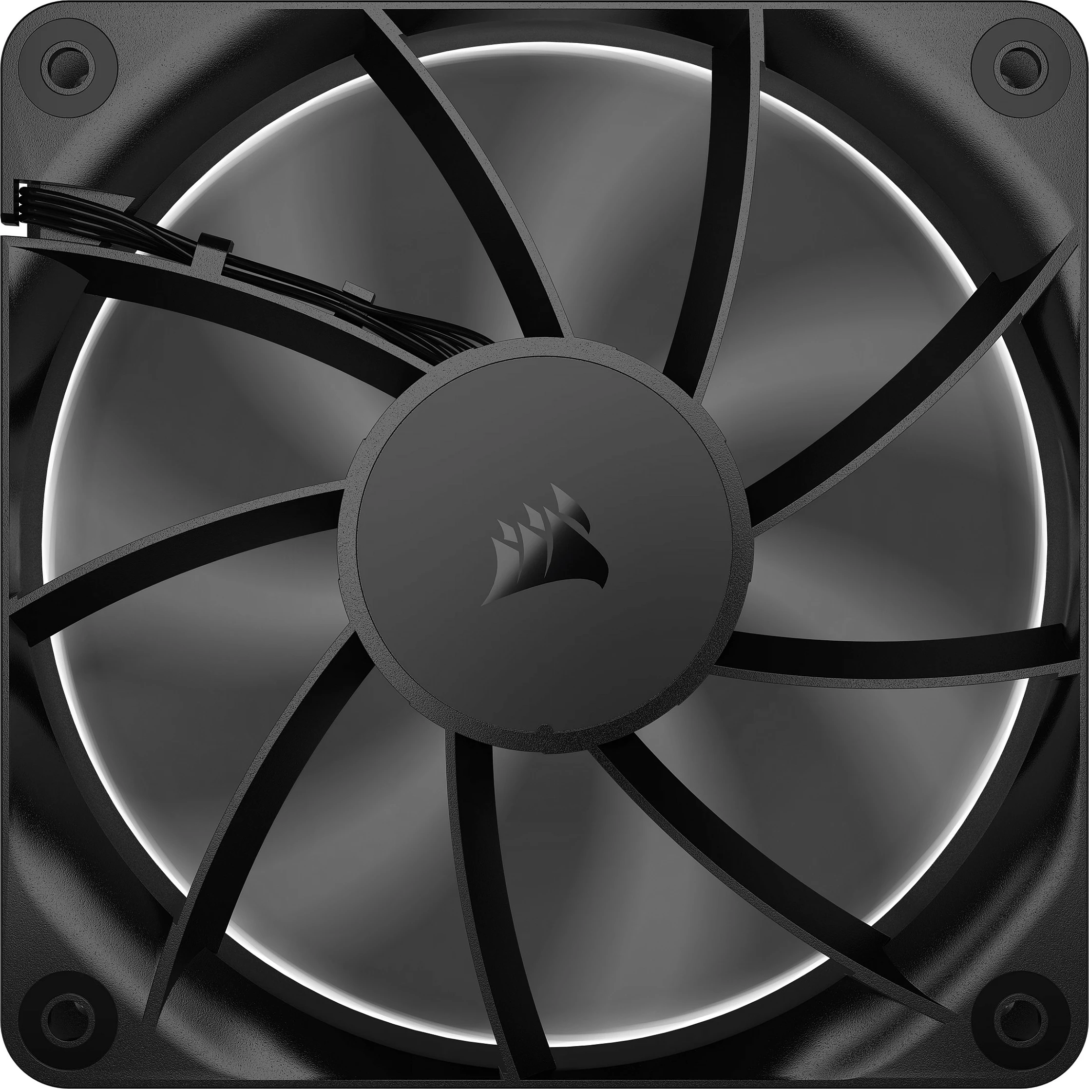 Ventilator për kasë Corsair RS Series 120 PWM, 120mm, 2100 RPM, i zi