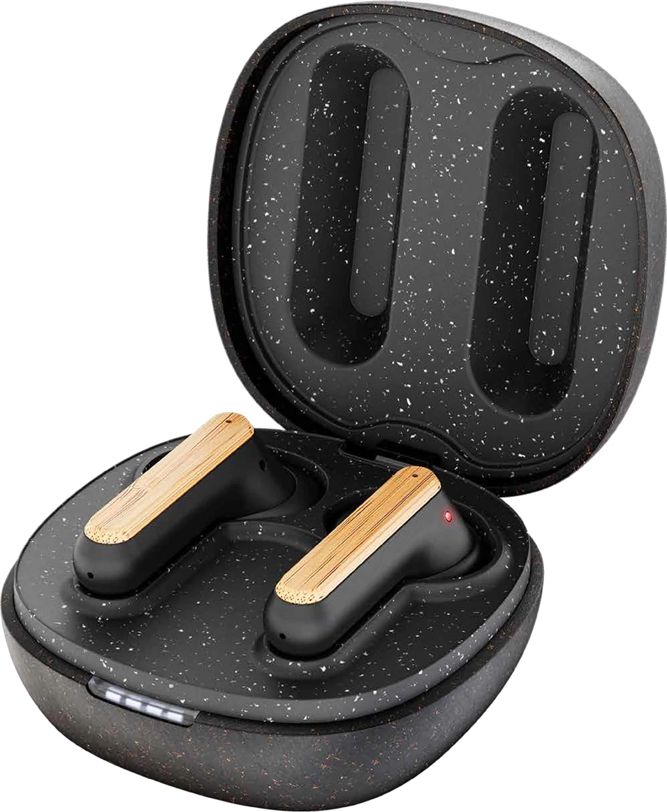 Kufje House of Marley Redemption ANC, True Wireless Bluetooth, 20h me kuti karikimi, USB-C, të zeza