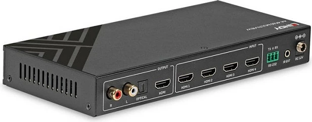 Switch HDMI LINDY 4x1 Multiview 4K60, 18 Gbps, metal, i zi
