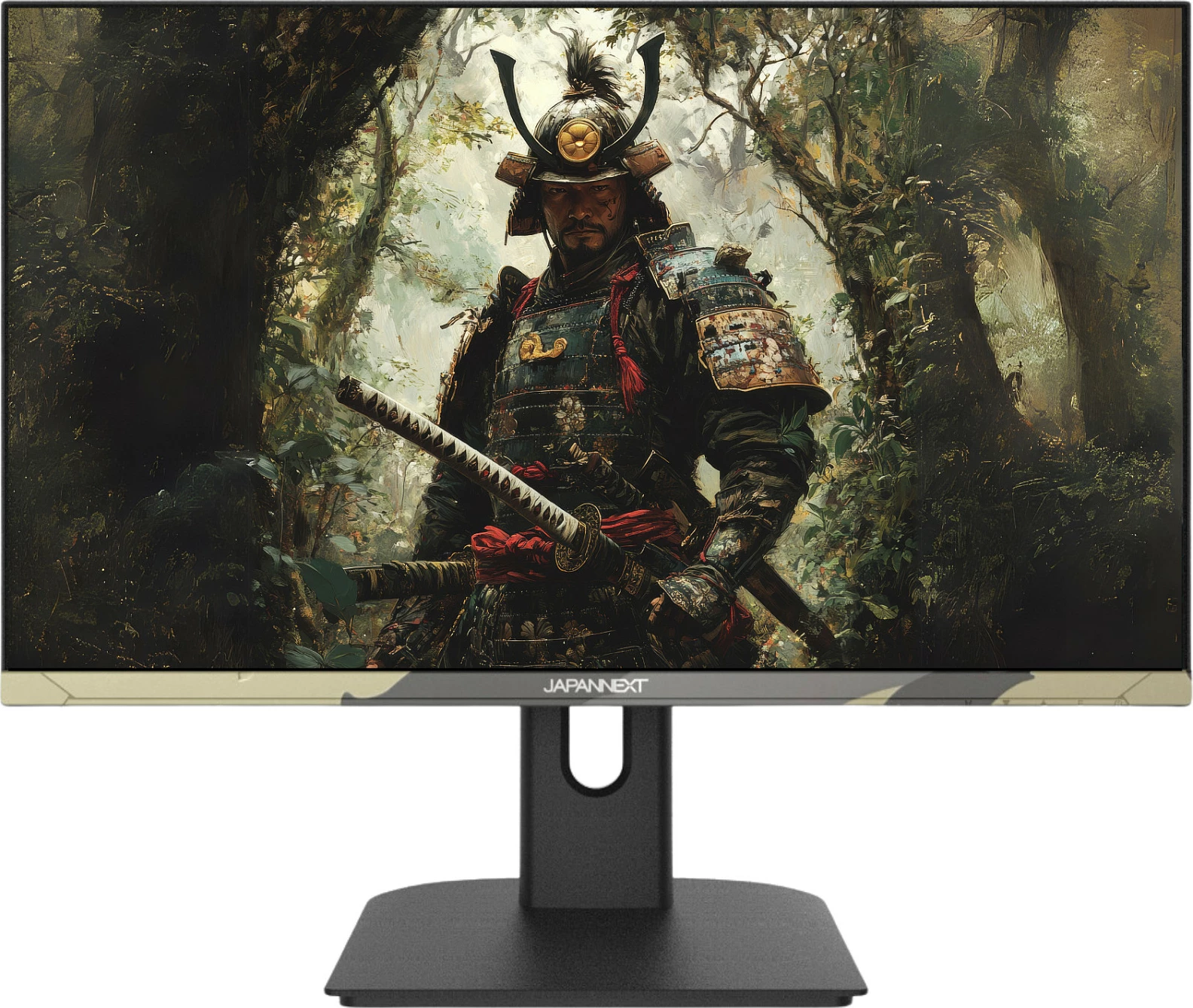 Monitor gaming JapanNext 23.8" Full HD, FreeSync, HDR, altoparlantë të integruar, i zi