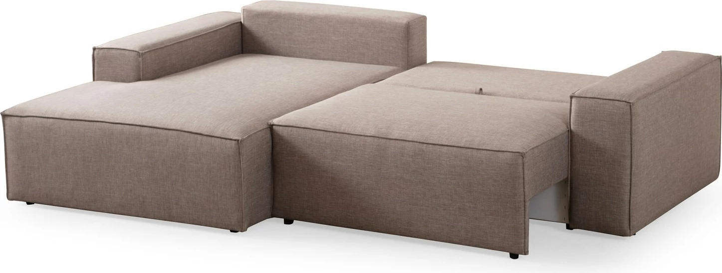 Kënd-sofë krevati Atelier del Sofa, Pırlo kënd majtas, kafe