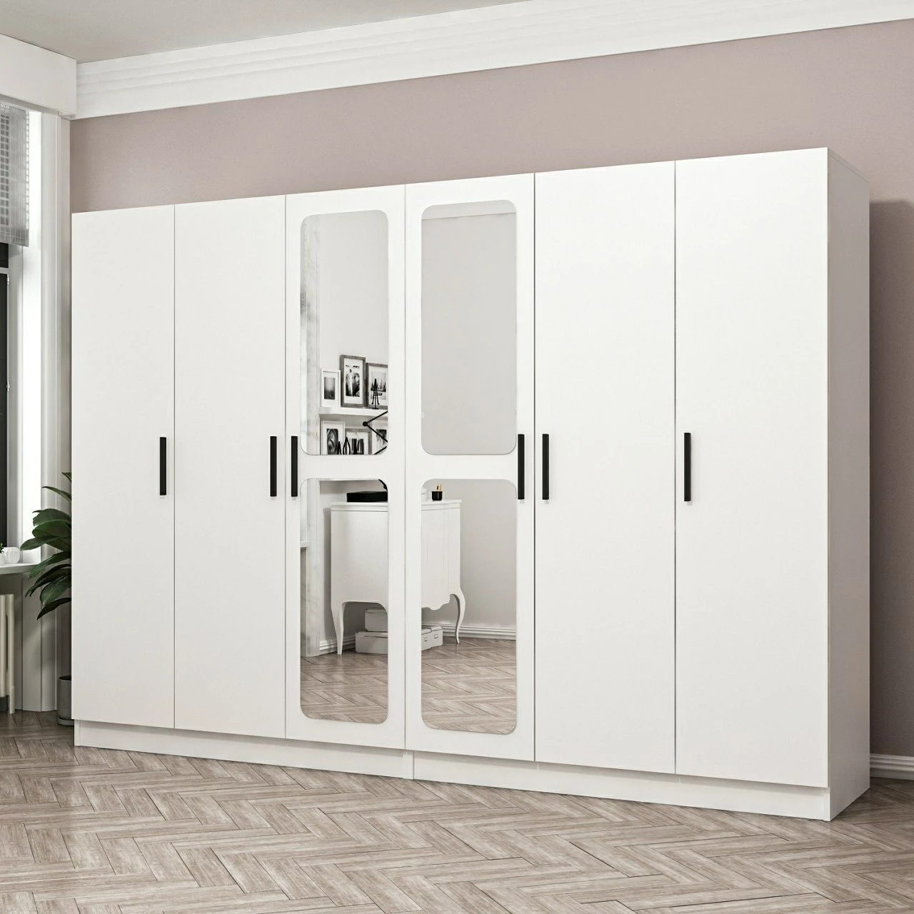 Dollap Skye Decor, i bardhë, 2442