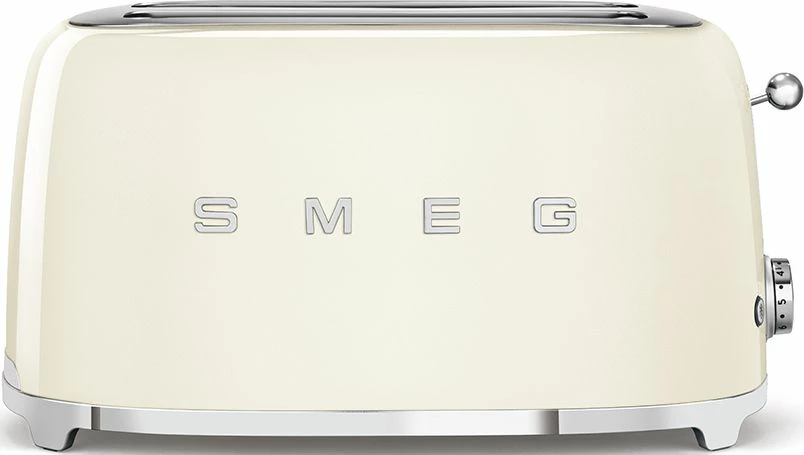 Toster Smeg TSF02CREU 1500 W, 2 slota 36 mm, krem