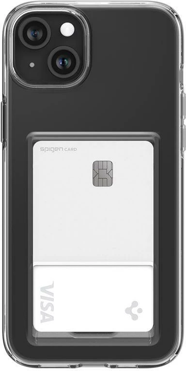 Mbështjellës Spigen Crystal Slot për iPhone 15 Plus, Transparent