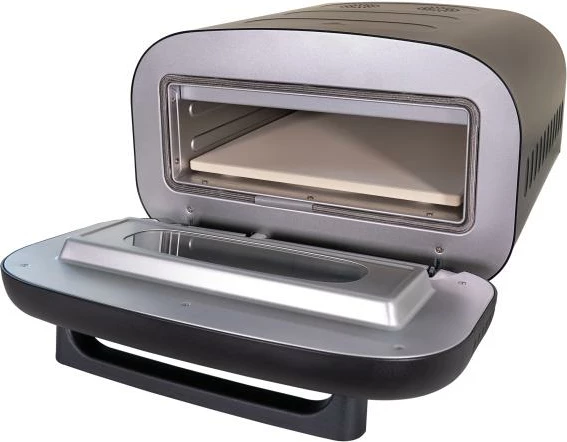 Furë pice, UNOLD, Alfredo 68805, deri 450°C, gur cordierit, rregullim nxehtësie sipër/poshtë, set me lopatë, e zezë