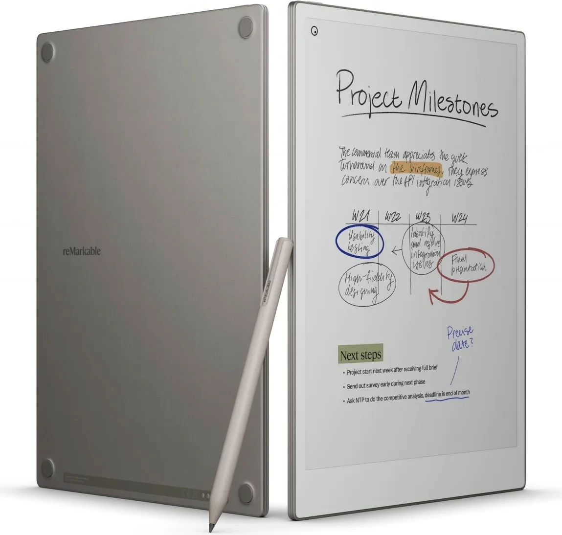 Tablet E-ink reMarkable Paper Pro 11.8" 64GB me Marker (6 maja + USB-C)