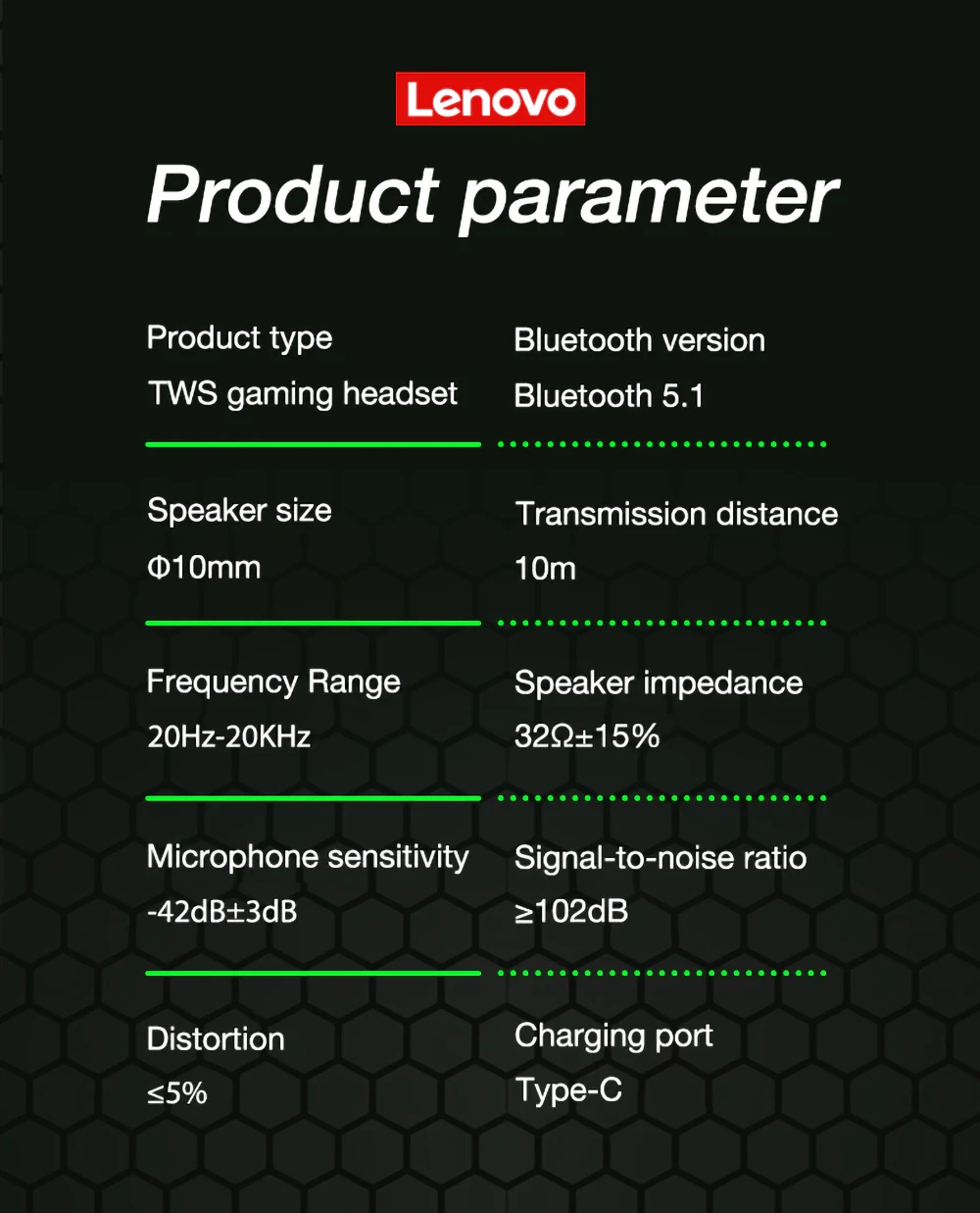 Dëgjuese Lenovo Live Pods XT92, të zeza