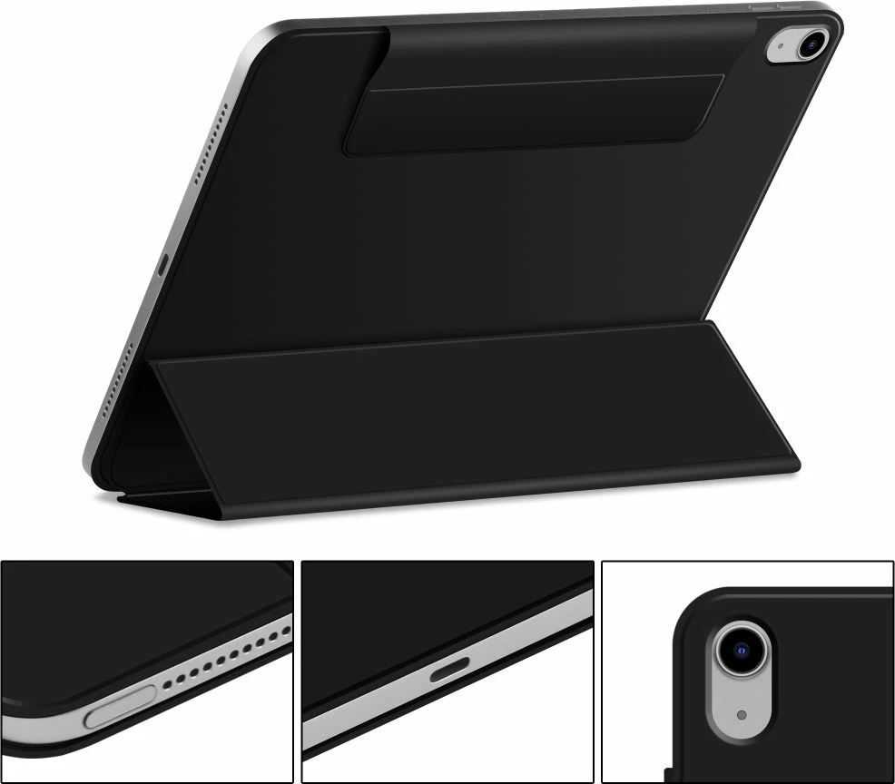 Mbështjellës Tech-Protect Smartcase Magnetic për iPad Air 13" 2024/2025, i zi