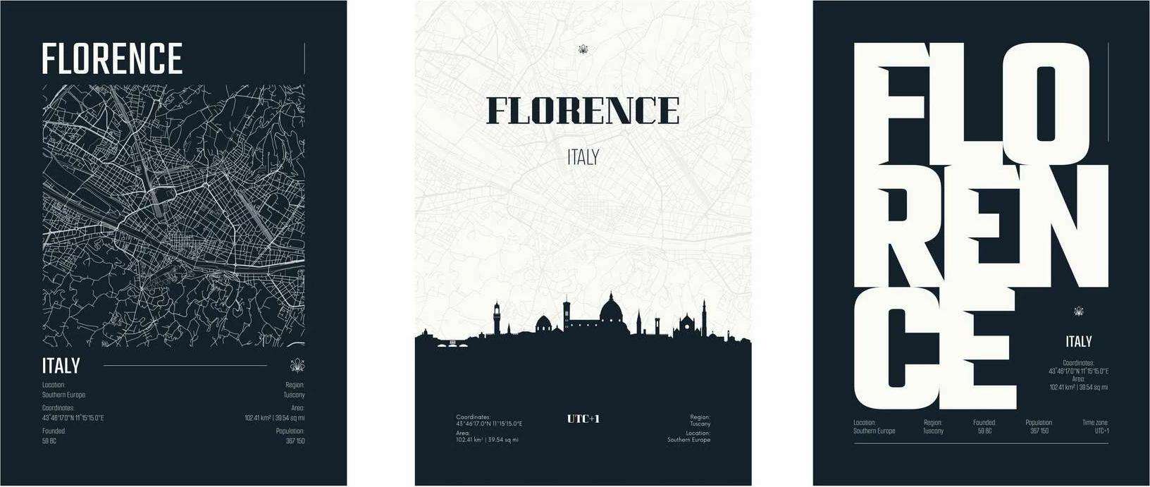 Pikturë dekorative me kornizë MDF (3 copë), Wallity, Mp3-00120, 50x70cm