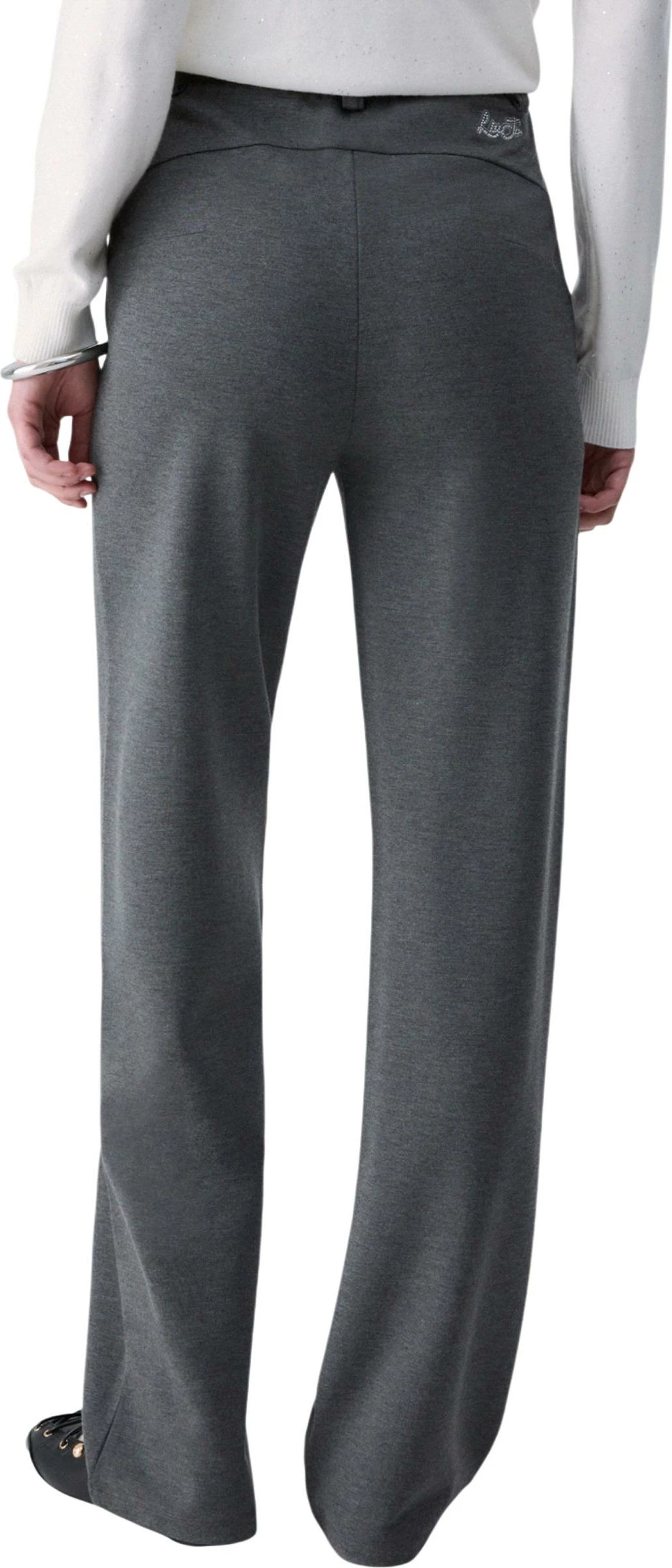 Pantallona për femra Liu Jo PANTS TF6019 J3970, gri [Madhësia: M]