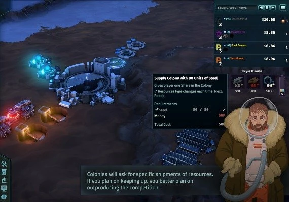 Offworld Trading Company: The Patron and the Patriot DLC Global