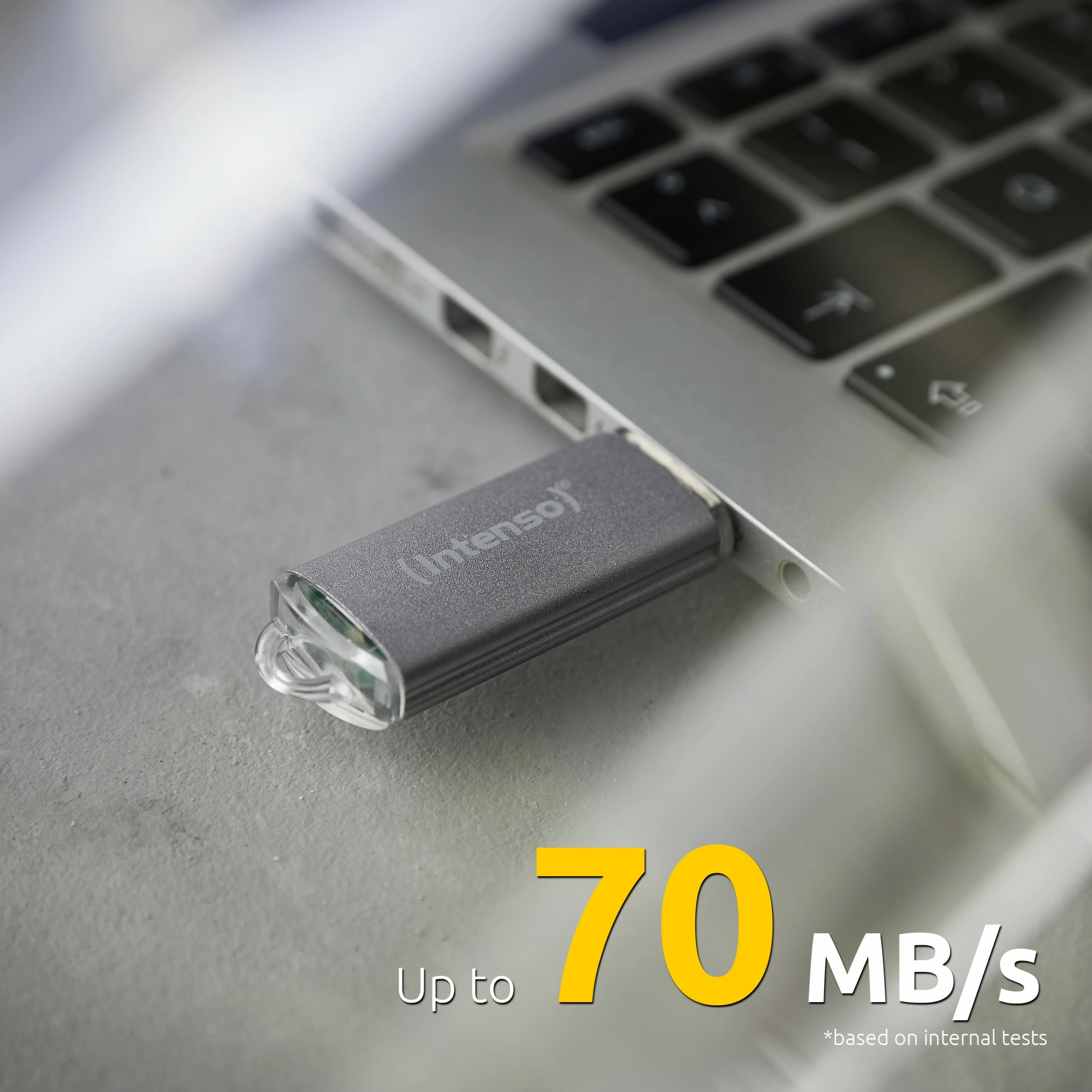 USB flash Intenso MEMORY DRIVE 256GB, USB 3.2, argjendtë