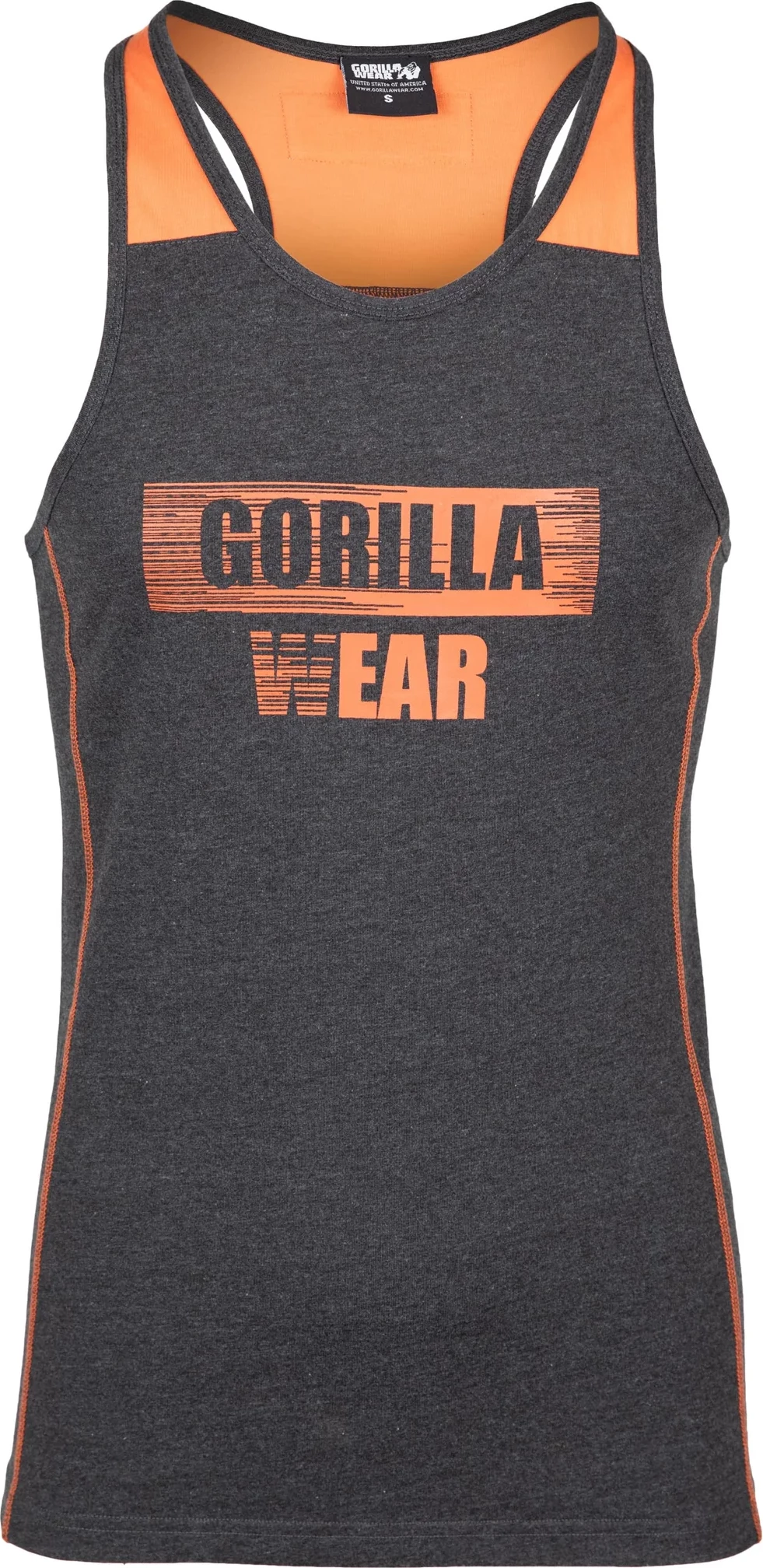 Wallace Tank Top - Gray/Orange