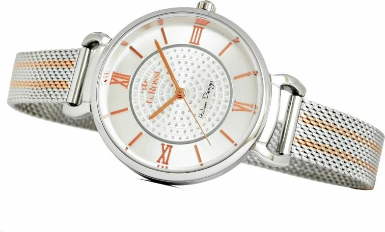 Orë dore për femra G.Rossi, argjend-roze