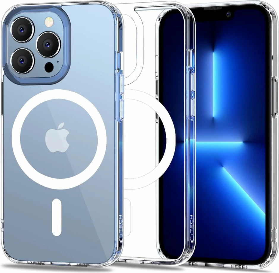 Mbështjellës Tech-Protect MagMat për iPhone 13 Pro Max, Transparent, me MagSafe