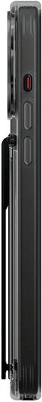 Mbështjellës UNIQ Heldro Mount me stand, për iPhone 15 Pro Max 6.7", smoke