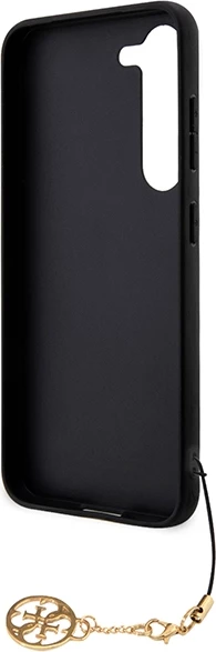 Mbështjellës Guess 4G Charms për Samsung Galaxy S24+, i zi