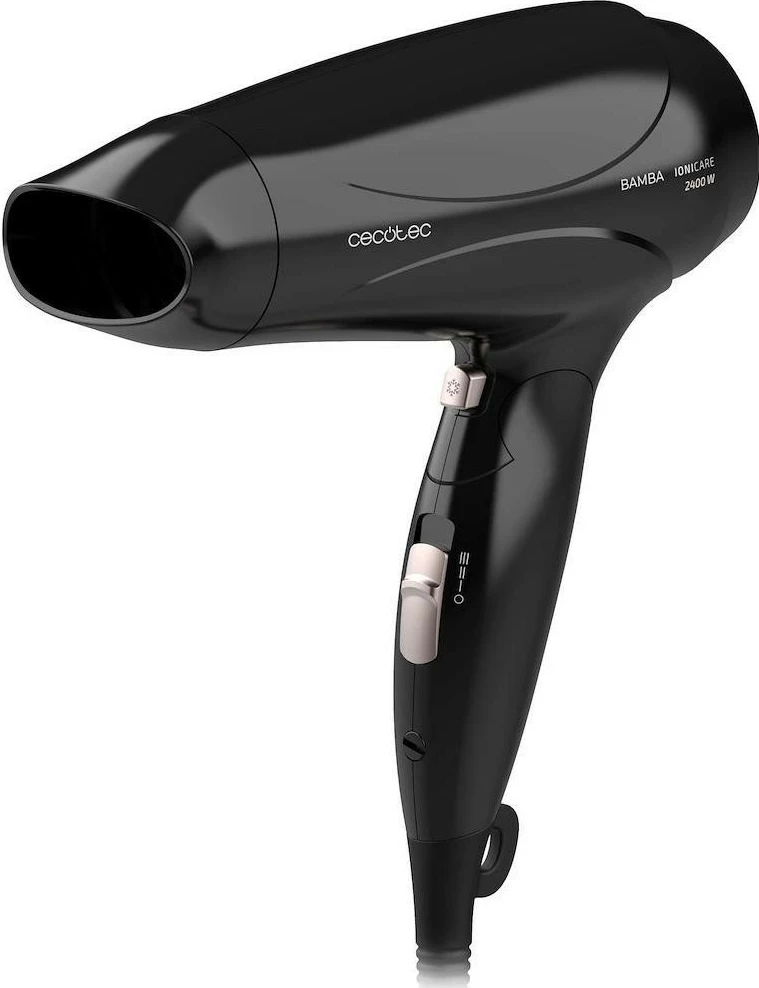Tharëse flokësh Cecotec IoniCare 5450 Power&Go Pro Fire, 2400W, e zezë