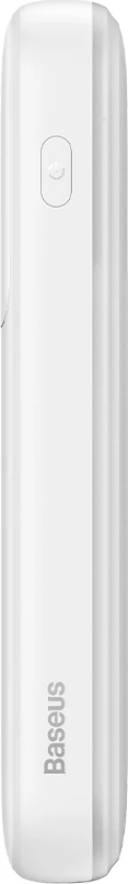Powerbank Baseus Comet Series PPMD020002, 10000mAh, 22.5W, me ekran, me kabllo USB-C dhe Lightning, e bardhë