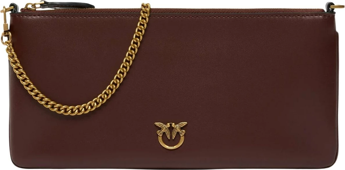Portofol për femra Pinko New Horizontal Flat Vitello SE 107669 A0F1, bordo