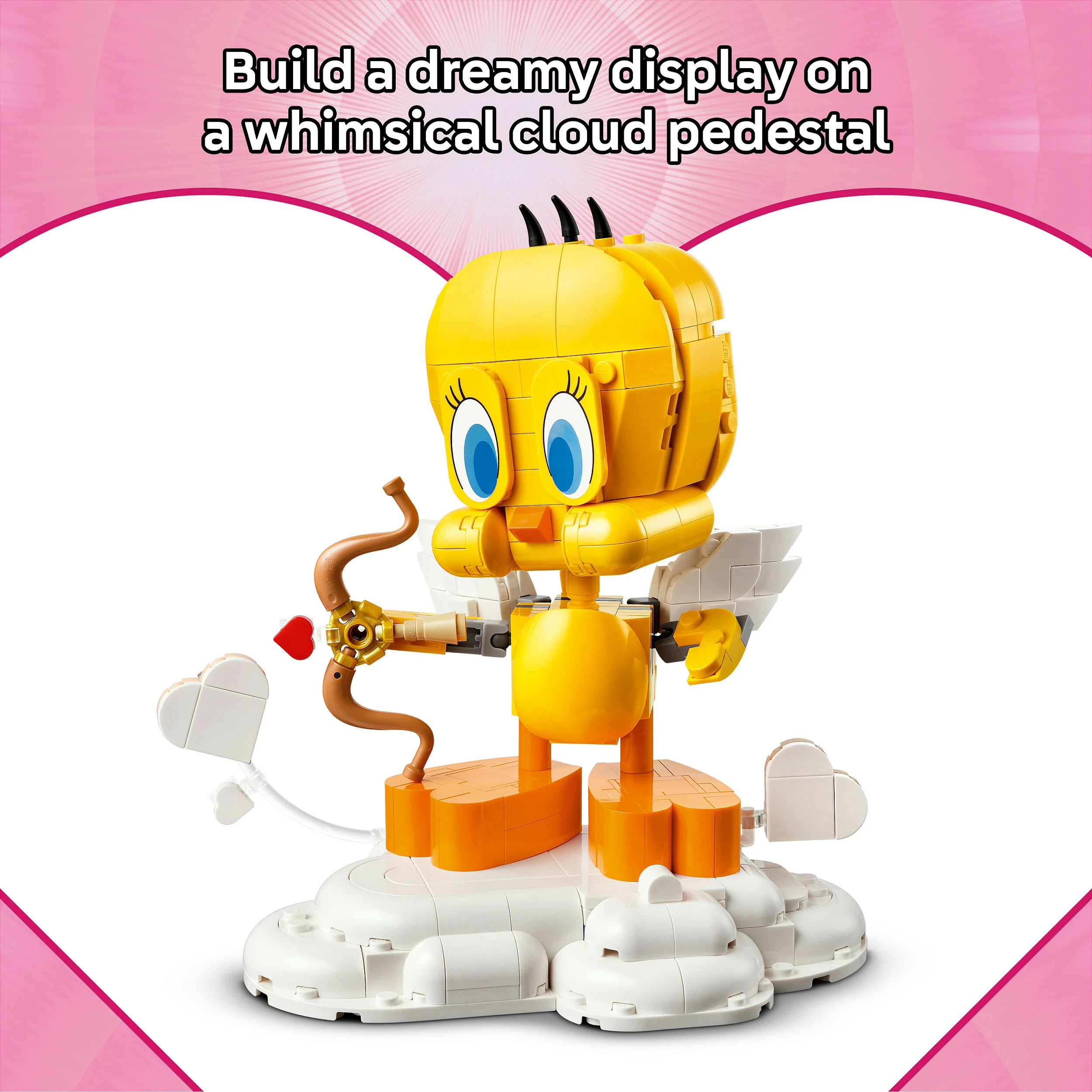 Set ndërtimi LEGO Iconic Sweetheart Tweety Bird 40824, 412 pjesë, 12+, shumëngjyrësh