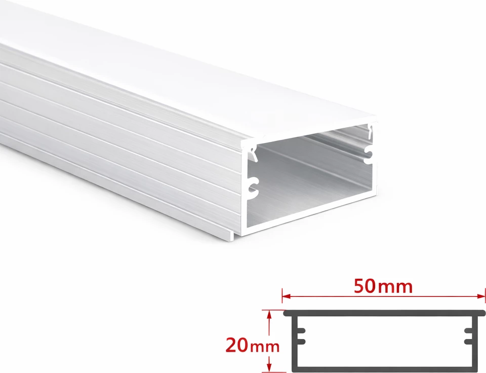 Profil alumini për led CH OG 50×20 3m