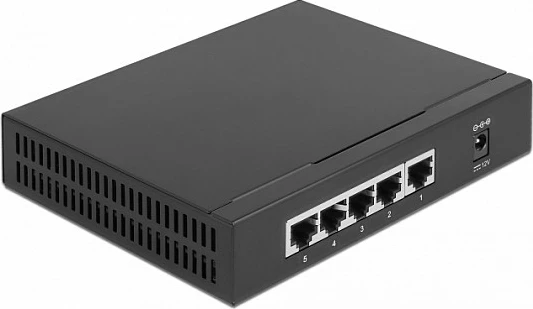 Switch DeLOCK 2.5 Gigabit Ethernet 5-Port, 2.5G, fanless, i zi