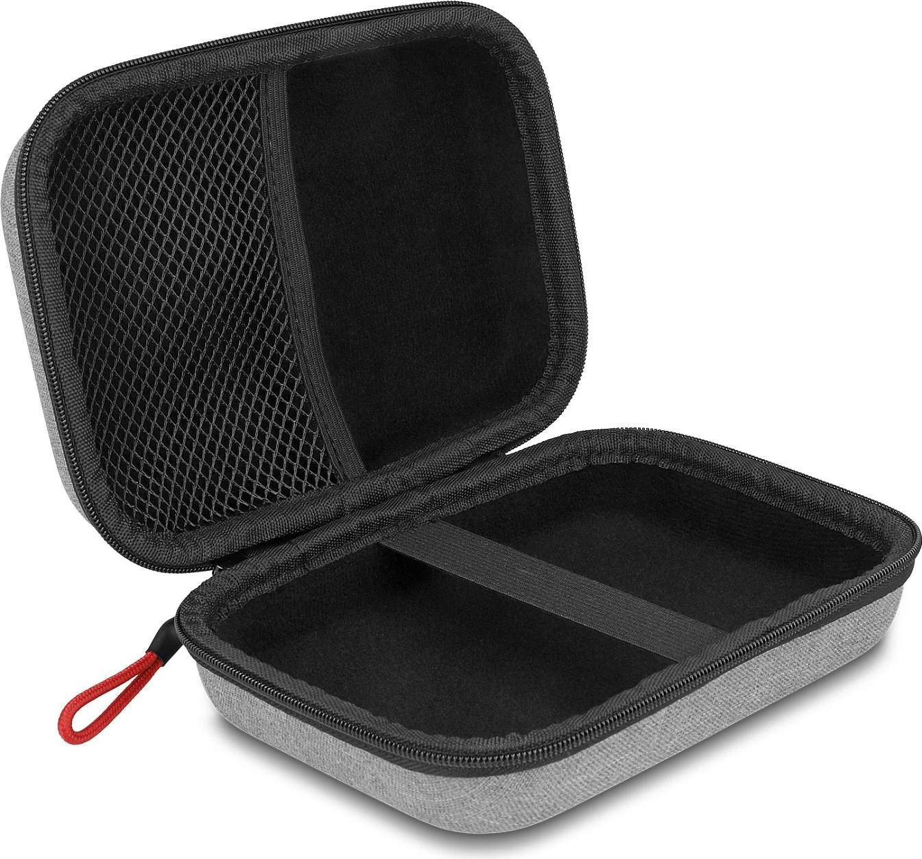 Çantë mbrojtëse DeLOCK Hard Shell 16.5 x 11.5 x 6 cm, poliester, e papërshkueshme nga uji, gri
