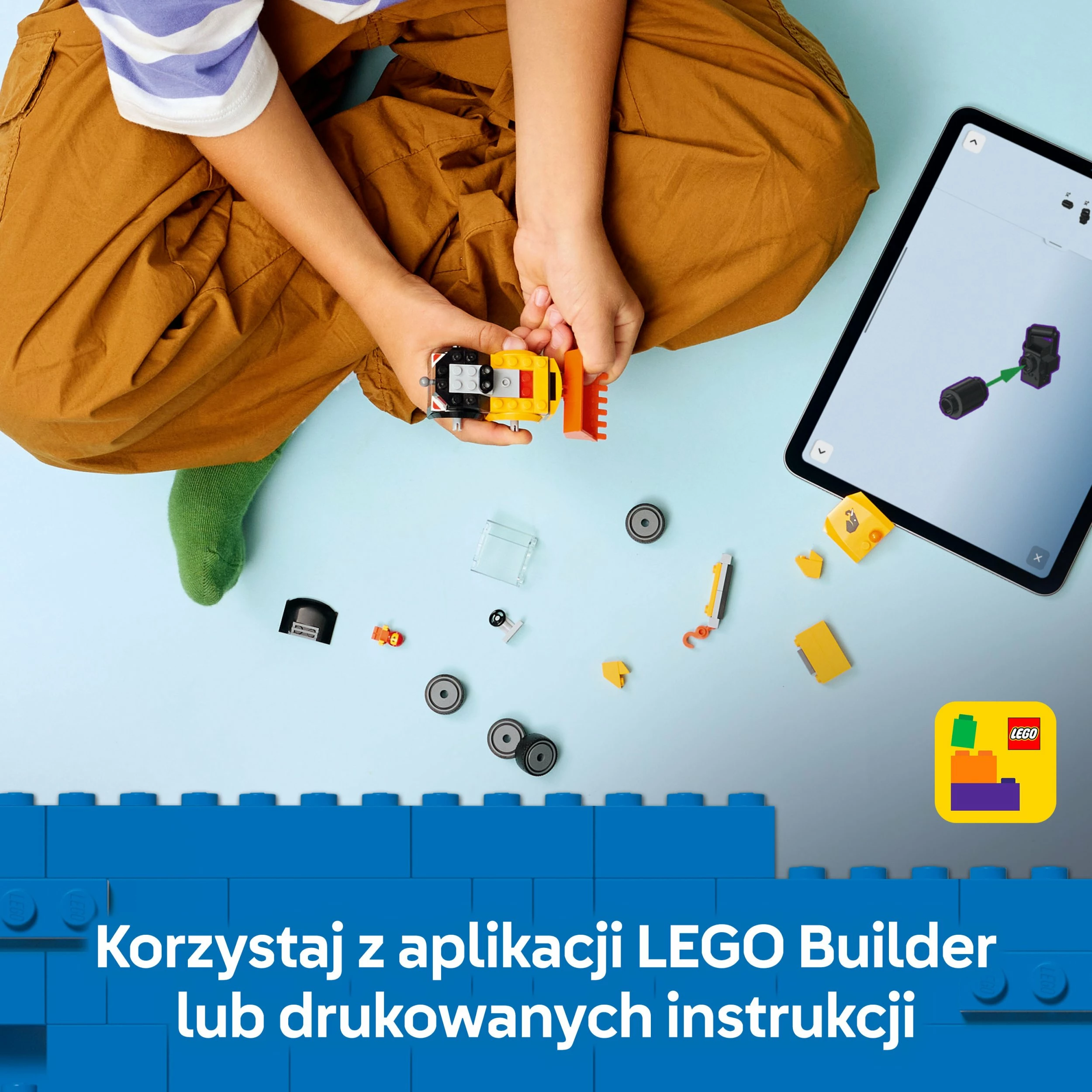 Set LEGO City Vehicles Wheel Loader 60483, 61 copë, për 5+ vjeç