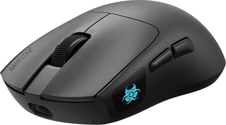 Maus Tracer GameZone Nippy, optik, 12000 DPI, pa kabllo ose me kabllo, i zi