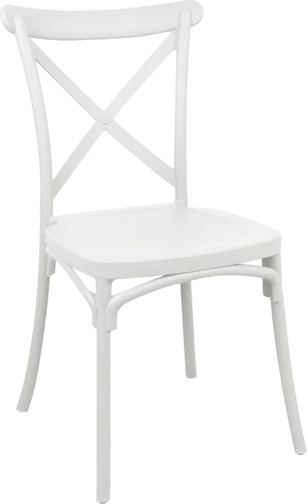 Karrige Crossie pp, ngjyrë e bardhë, 38x46.5x82cm