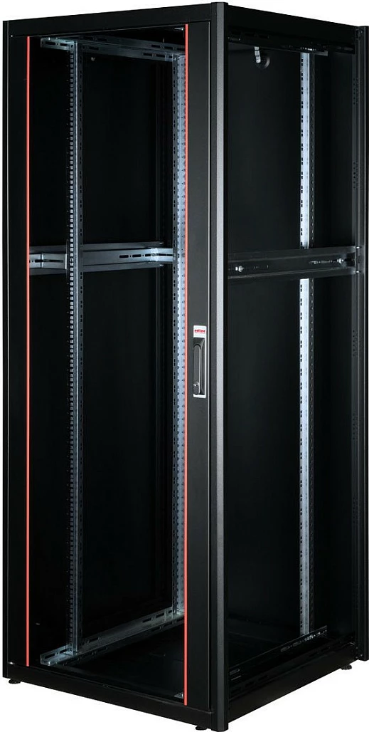 Kabinet rrjeti ROLINE Basic 42U, 19", 800x800mm, derë xhami, 600kg, i zi