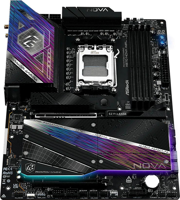 Pllakë amë ASRock X870 NOVA WiFi, Socket AM5, DDR5, ATX, e zezë