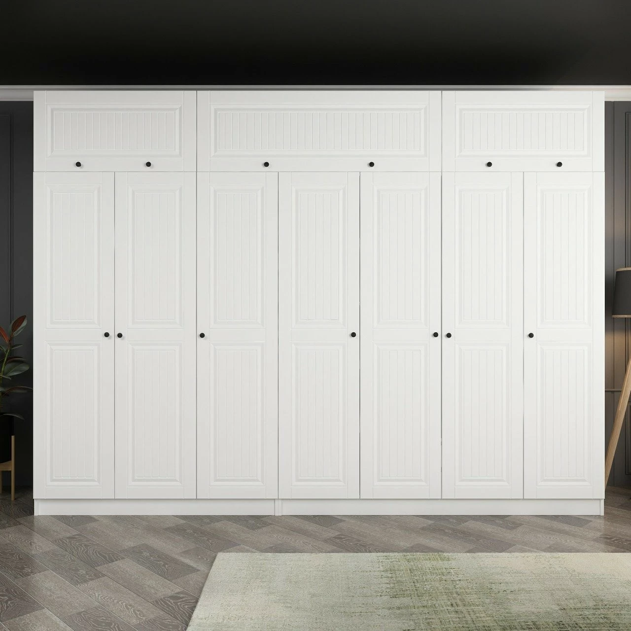 Dollap për rroba Skye Decor, i bardhë, 5232