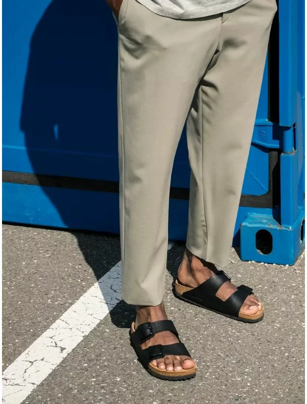 Papuqe Birkenstock, unisex, të zeza [Madhësia: 37]
