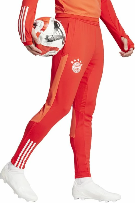 Pantallona sportive për meshkuj adidas, FC Bayern, të kuqe [Madhësia: M]