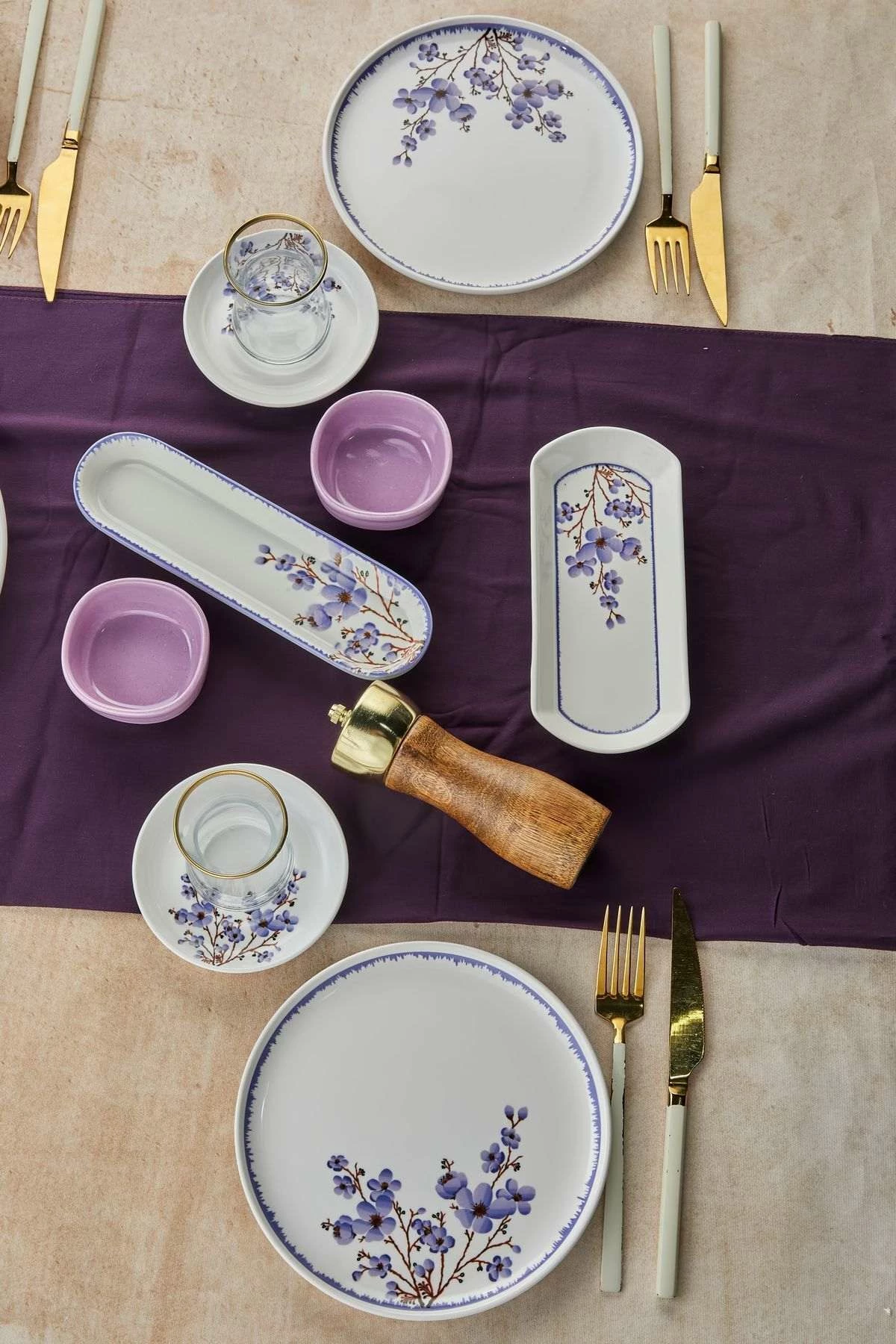 Set mëngjesi 21 pjesësh, Hermia Concept, SakuraLila21