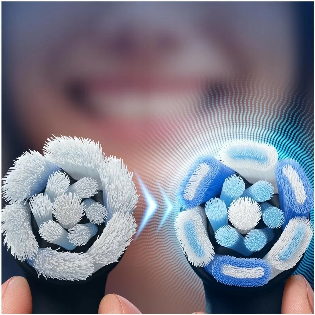 Koka rezervë për brushë elektrike Oral-B iO Ultimate Clean EB6, 6 copë, e zezë