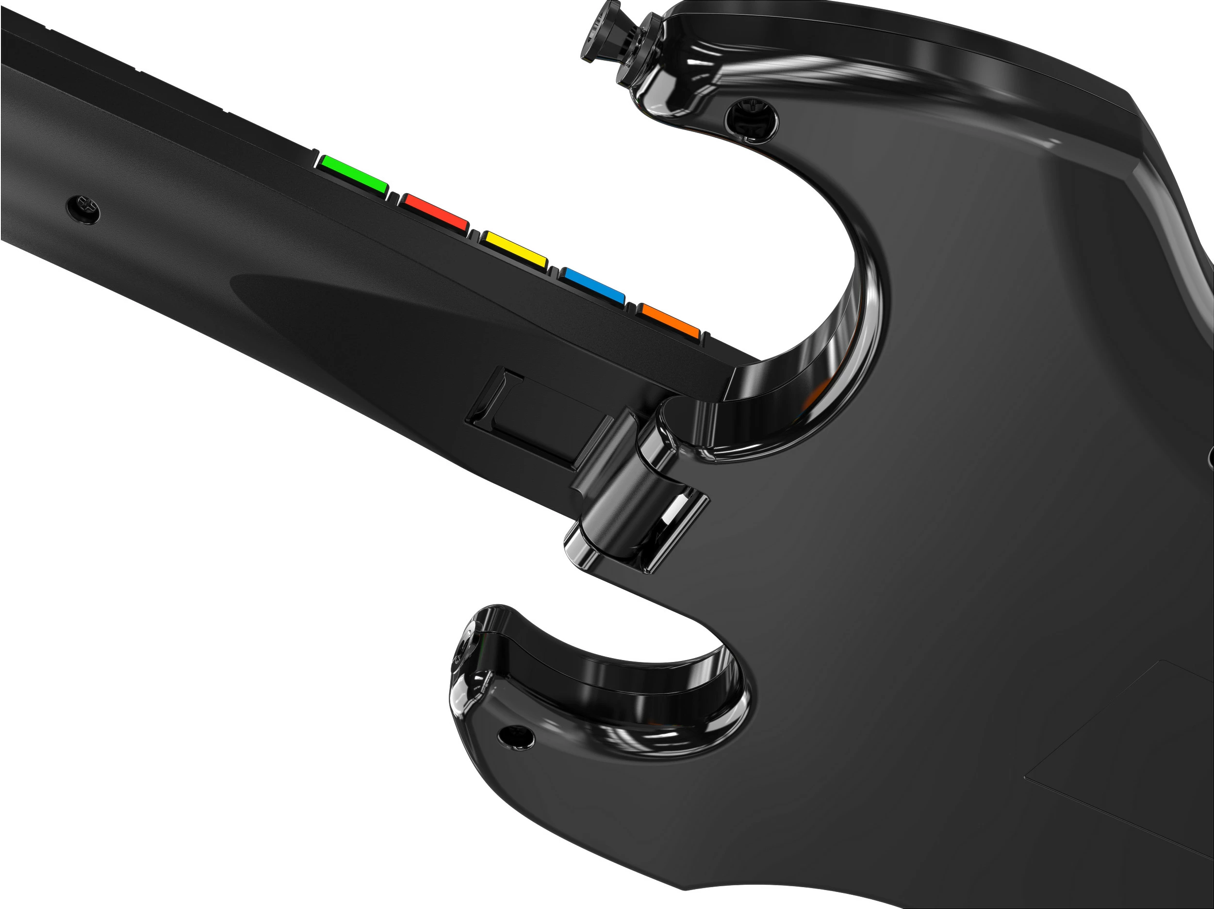 Kontroller kitarre PDP Riffmaster, wireless, për PC/PS4/PS5, 36h, e zezë/gri