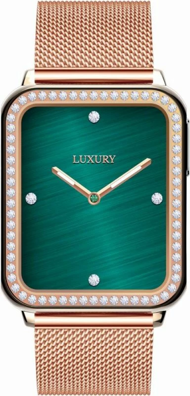 Smartwatch Gravity për femra, gri/rozë gold