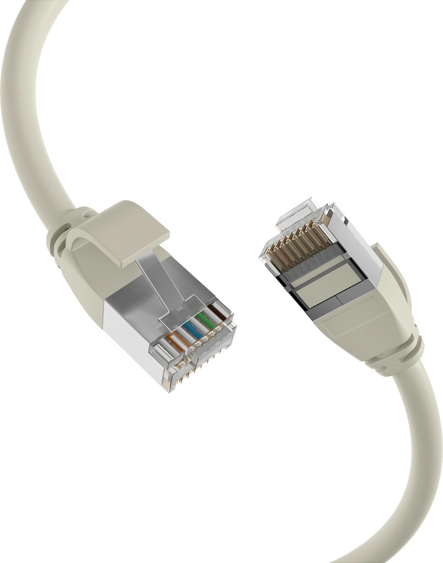 Kabllo rrjeti EFB Elektronik Cat6a RJ45 S/FTP 2m LSZH ultraflex, gri