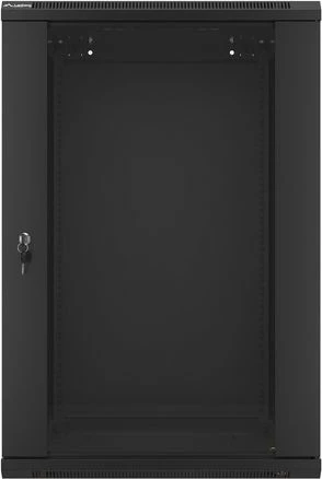 Kabinet rack i varur 19\" Lanberg WF01-6618-10B 18U 600x600x907 mm 60 kg, i zi