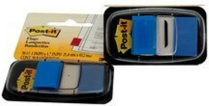 Shirita indeksimi 3M Post-it 680-23 me shpërndarës, blu