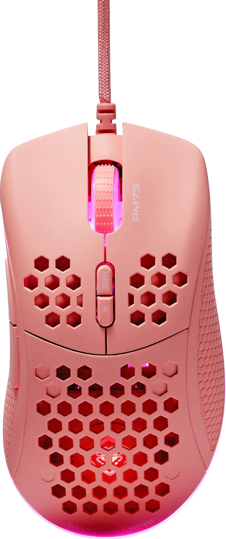 Maus Deltaco Gaming RGB USB pink