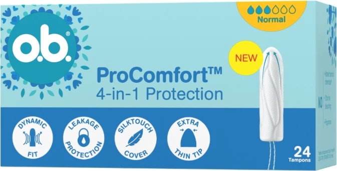 Tamponë për femra O.B. ProComfort Normal, 24 copë