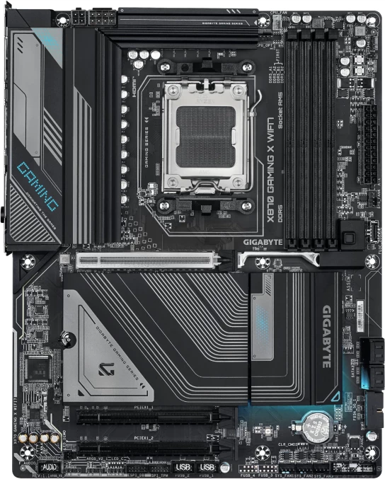 Pllakë amë GIGABYTE X870 GAMING X WIFI7, AM5, ATX, DDR5, Wi-Fi 7, 2.5GbE, USB4