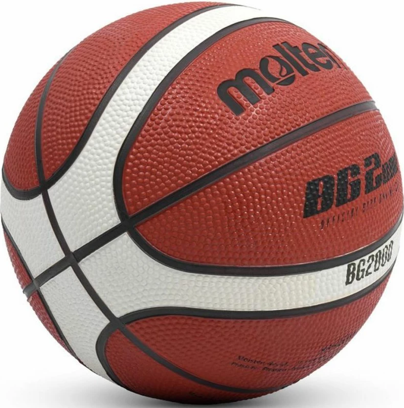 Top basketbolli Molten, për meshkuj dhe femra, kafe e bardhë [Madhësia: 3]