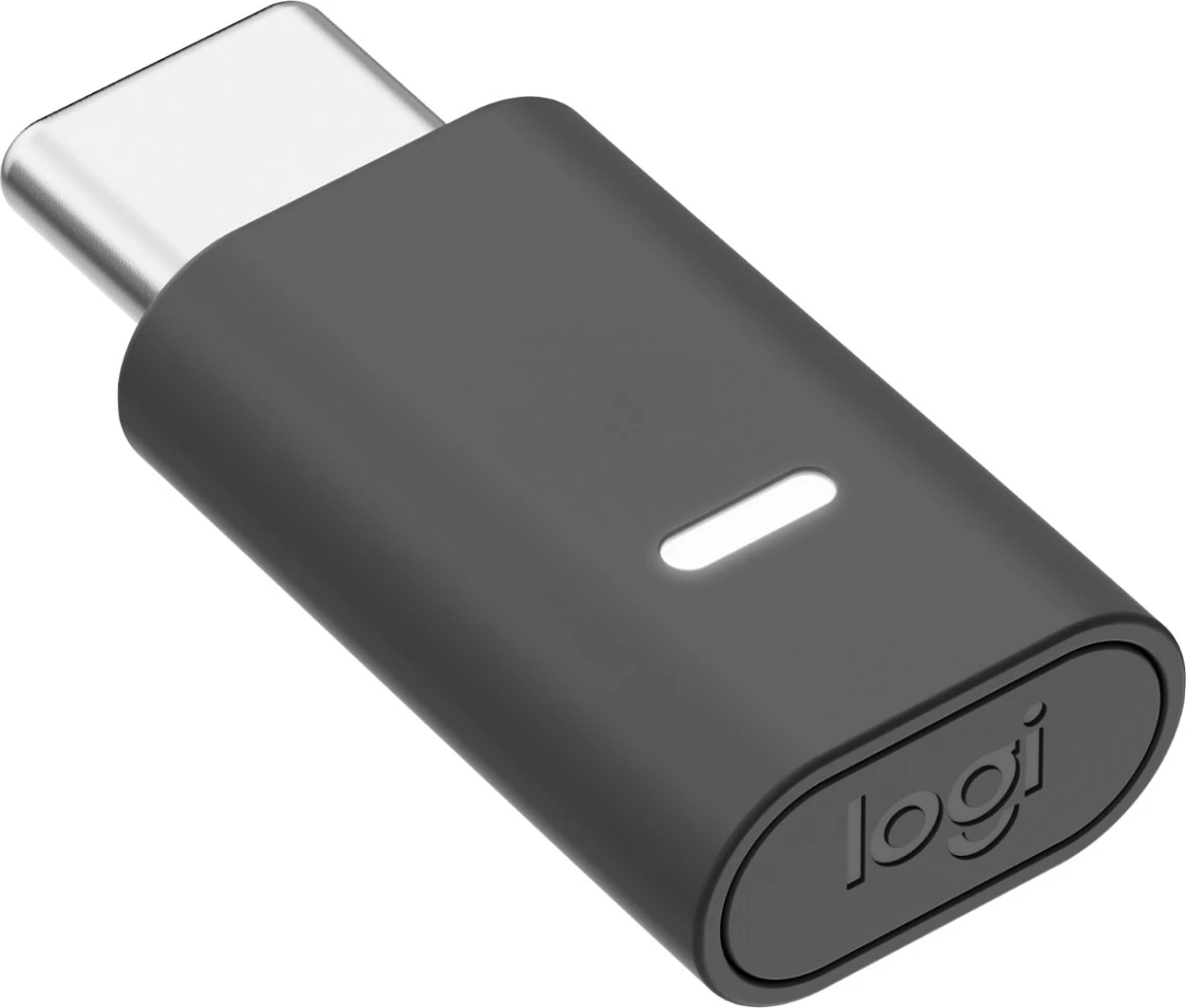 Dongle USB-C Logitech Zone Vibe Wireless UC, marrës wireless, Graphite
